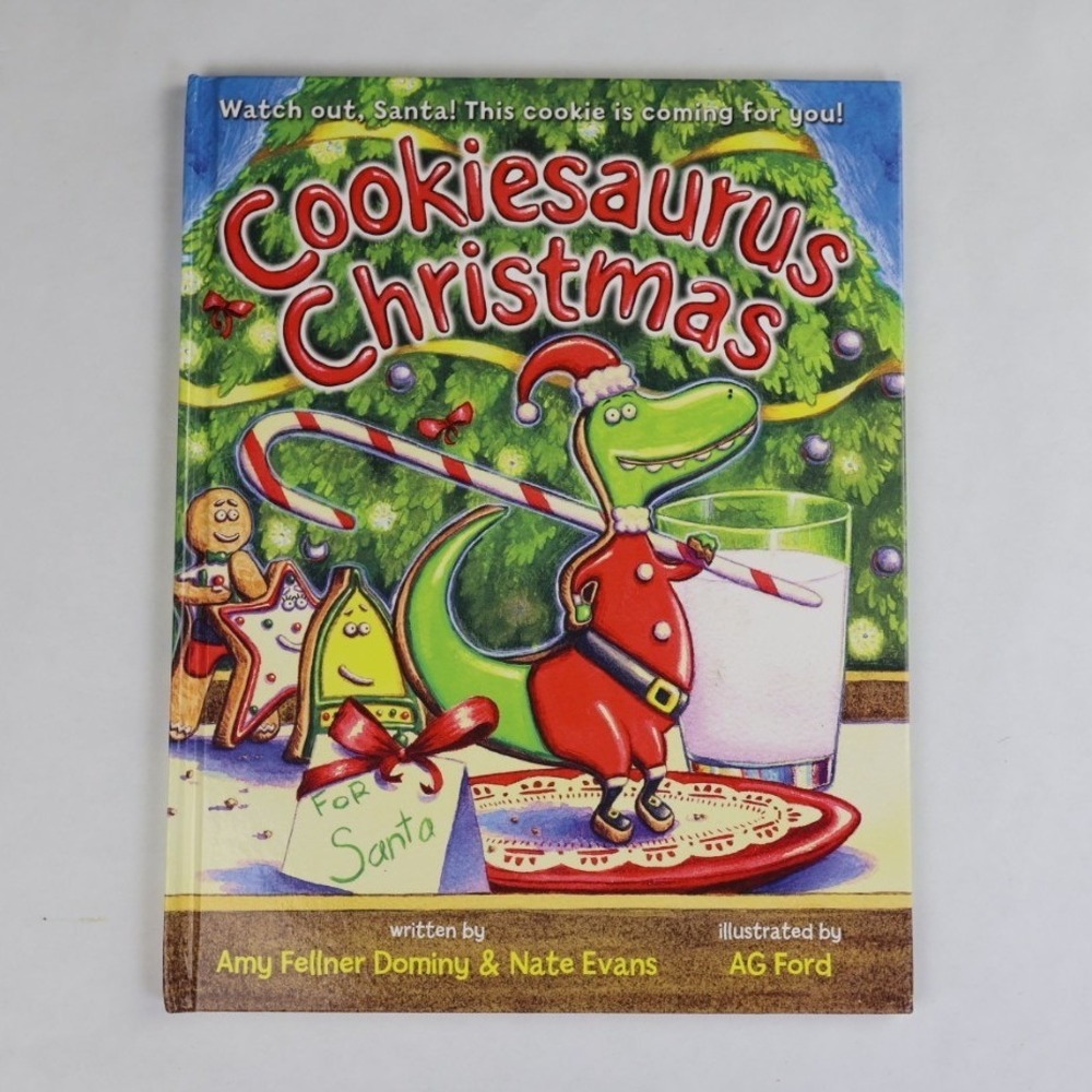 Cookiesaurus Christmas Amy Fellner Dominy Nate Evans Disney Hardcover‎ 2018 Book